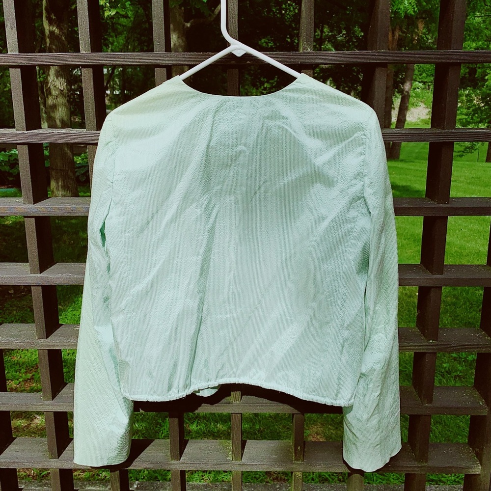 Giorgio Armani Seafoam Green Blazer - Picture 2 of 8